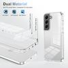 For Samsung Galaxy S22 5G Clear Phone Case TPU PC Anti-Slip Drop-Proof Back Cover