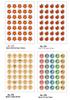 Children's Reward Stickers: Self-Adhesive, Red Flower, Thumbs Up, Smiley Face, Cartoon Designs for Primary School and Kindergarten.