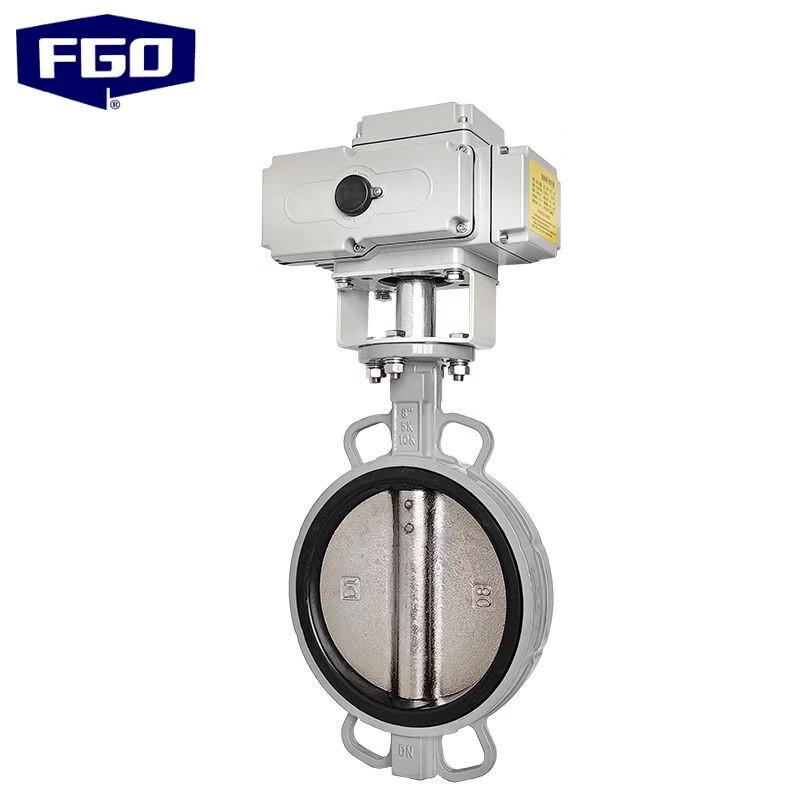FGO Electric Wafer Butterfly Valve