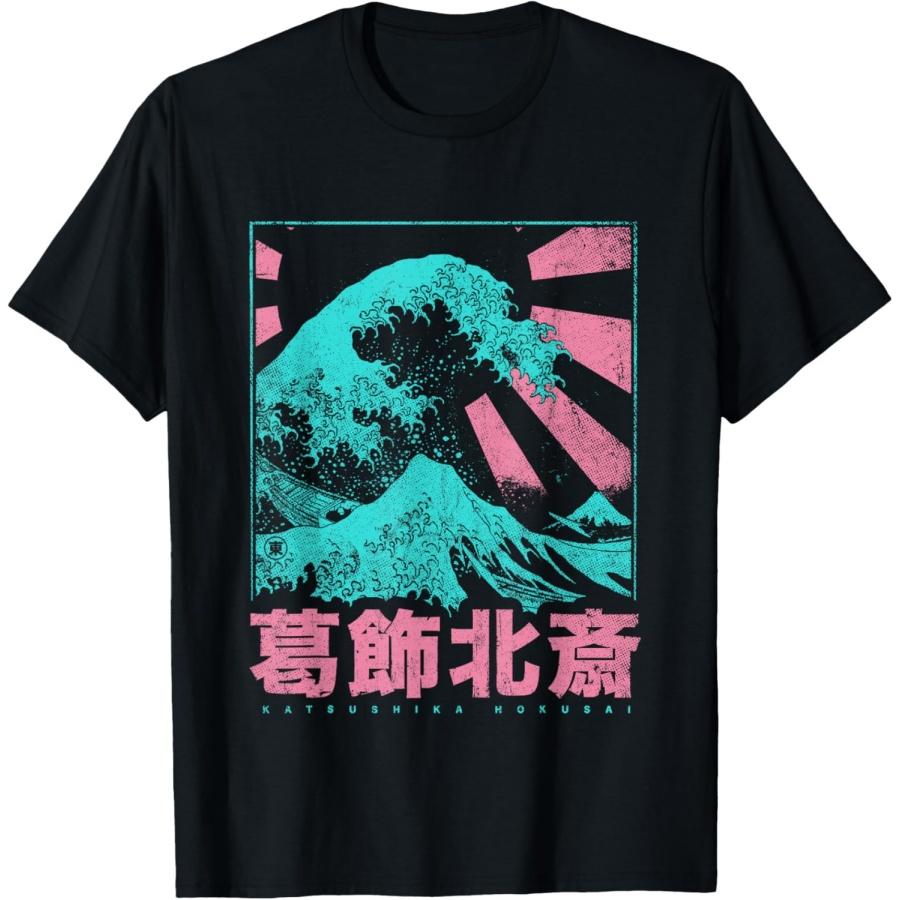 Японская эстетика Хокусай Великая волна в Канагаве Футболка S
