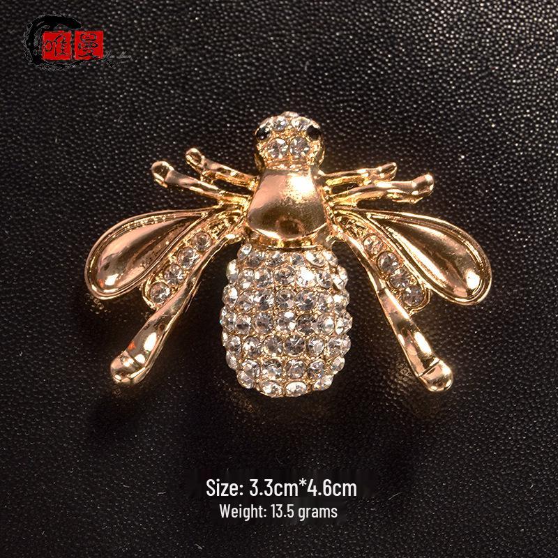 Broche de Abelha: Broche de Inseto Mini Fofo para Gola ou Acessório