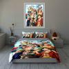 "Colorful character illustration." Bedding Duvet cover sets Duvet covers Pillowcases gifts (1 * Duvet Cover 2 * Pillowcases, without duvet insert)