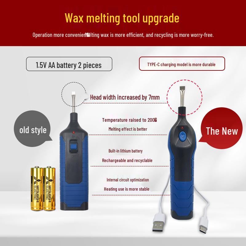 Rechargeable Plastic Floor Repair Tool Set - Multifunctional DIY Toolbox