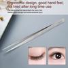 Nail Art Tweezers Stainless Steel Eyelash Extensions Tweezers Eyelash Makeup Tool Straight Pointed Tweezers for Nail Art