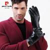 Pierre Cardin Men's Touchscreen Goat Leather Riding Gloves