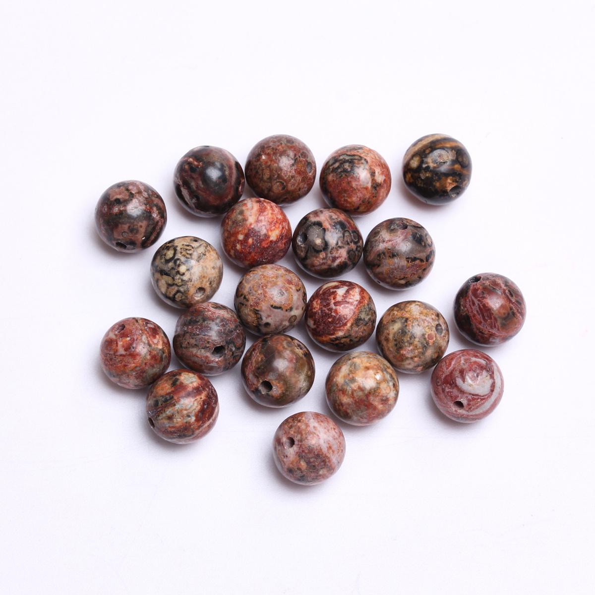 

Гарячі продажі 4/6/8/10 мм намистини з натурального каменю своїми руками для виготовлення ювелірних виробів, браслет, намисто, 20-40 шт., бісер, аксесуари з бісеру з натурального каменю зі шкіри леопарда. 8mm 20pcs