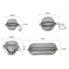 Oval Heart Sphere Shape Spice Seasoning Tea Strainer with Chain Stainless Steel Mesh Ball Tea Coffee Filter Basket Infuser Tools