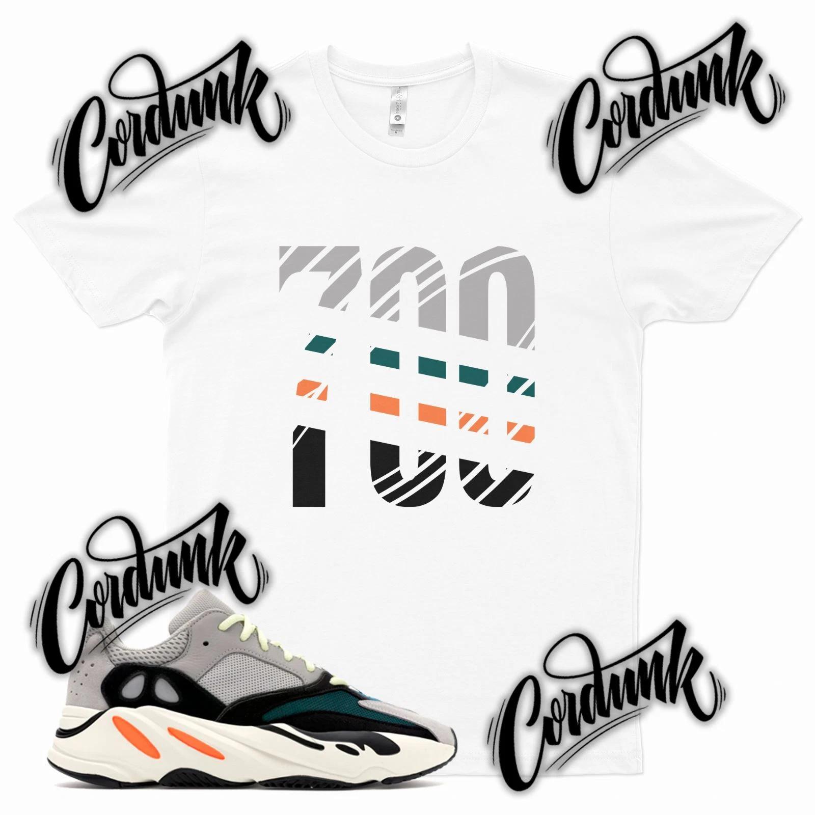 

White 700 Sneaker T Shirt to match YZ 700 Wave Runner - Azareth Inertia 2XL