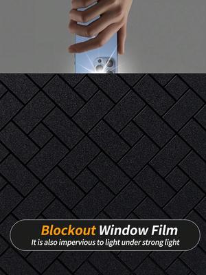 Statik Yapışkan PVC Pencere Filmi - Güneş Engelleyici UV Engelleyici Opak Mat Oda Karartıcı Gizlilik Örtüsü Ev Ofis Cam Kapılar için