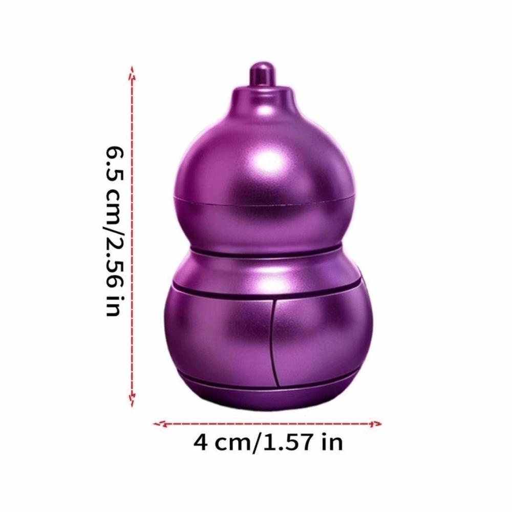 Gourd Shape Gourd Finger Gyro Keychain Detachable Mini Rotating Gadget Hanging Charm
