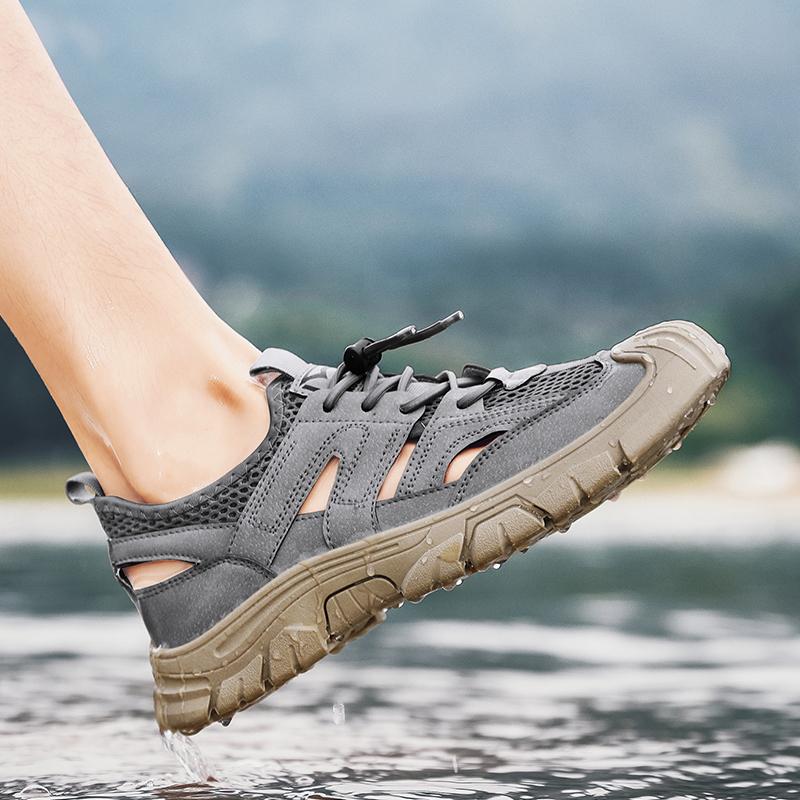 Men'  New Black  Fashion Style Lightweight Breathable Leisure Sports  Summer Grey   Sandals