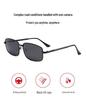 2023 Men's Polarized Metal Sunglasses with Color-Changing Lenses - Fashionable Small Frame & Night Vision Driving Glasses