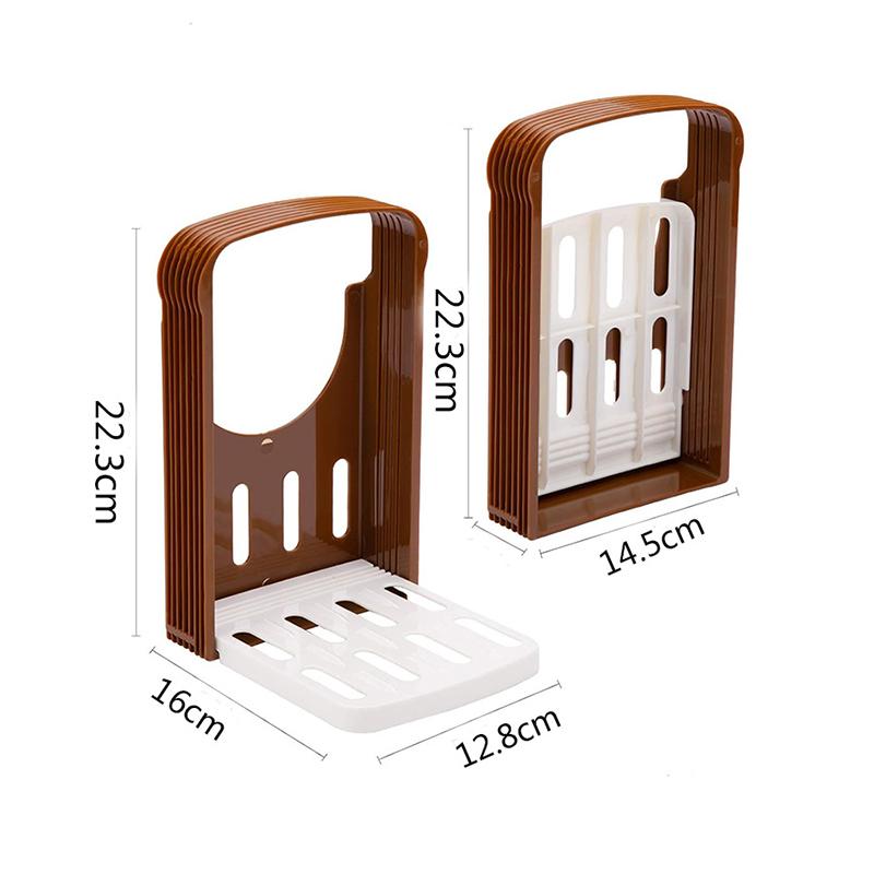 Toast Bread Slicer Stand, Foldable Plastic Cutting Tool, Sandwich Cutter Mold, Loaf Cutter Rack, Baking Tool, Kitchen Gadgets