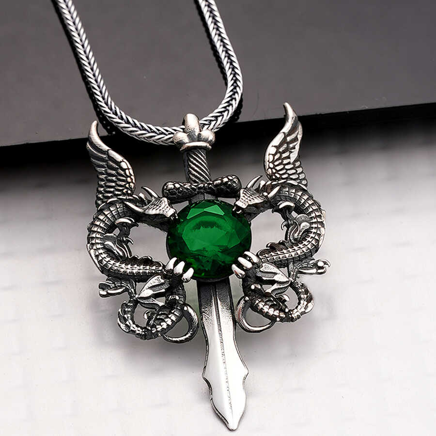 Collana Mantra Della Testa Del Drago Dargento Maschile In Argento Sterling 925 Buddista Tailandese Retrò Om Mani Padme Hum Ciondolo Da 48,66 € | DHgate