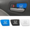 4 PCS For CRV CR-V Car Interior Door Handle Ornament Case Sticker Shell Metal Car Styling Accessaries