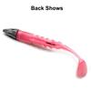 BURLE 10cm 15.5g 13cm 26g T Tail Soft Lure Jig Head Soft Fishing Lure With Barbed Hook