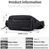 Waterproof Multi-functional Men's Chest Bag Outdoor Sports Waist Bag Travel Shoulder Bag Crossbody Sling Bags Handbag