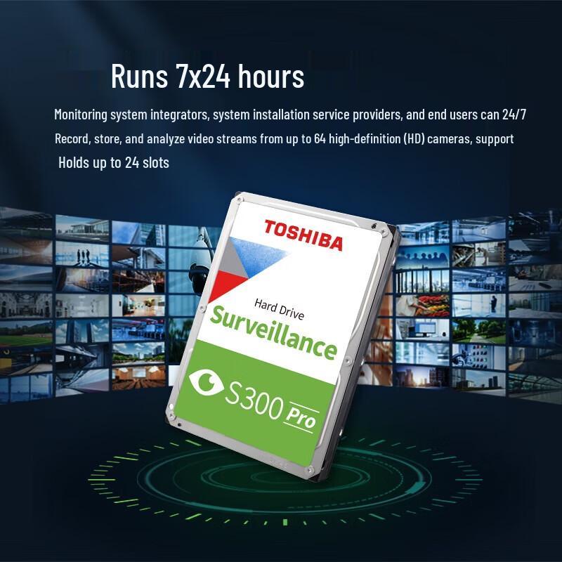 Toshiba S300 Pro Series Surveillance Hard Drive