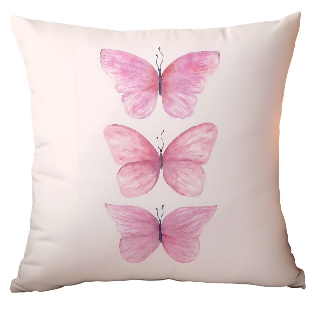 New Pink Bow Cherry Pillow Cover Home Sofa Cushion Pillow Cover Ornament Premium Durable Quality Useful Practical