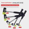 Multi-functional Detachable Double-Headed Rubber Mallet with Round Rubber Head for Various Installations