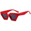 European and American fashion new thick-frame rhombus sunglasses irregular high-end sunglasses trendy sunglasses