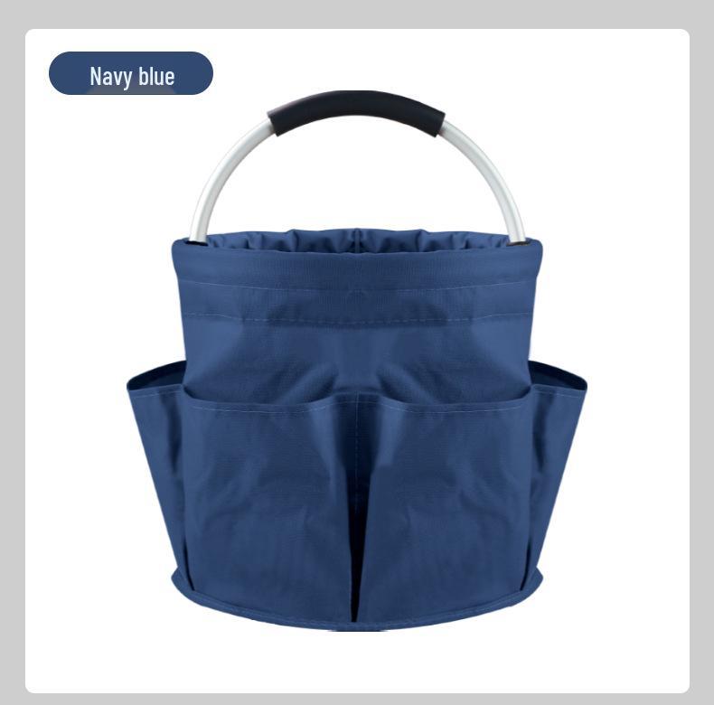Lightweight Foldable Beach & Picnic Basket - Portable Handheld Storage and Wash Bag