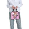 Custom One Pieces Insulated Lunch Bag for Outdoor Picnic Manga Portable Thermal Cooler Bento Box Men Women