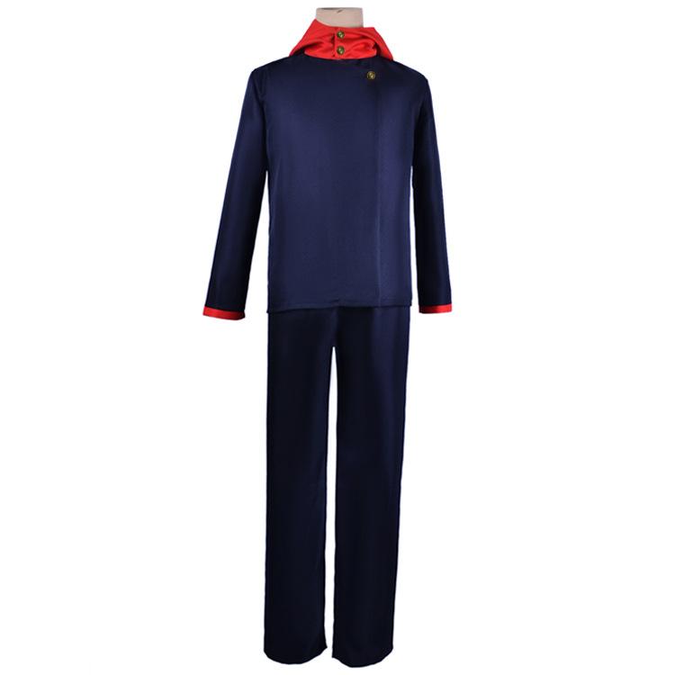 Anime Tokyo Itadori Yuji Cosplay Costume With Hooded Pants For Halloween Outfit School Carnival Uniform