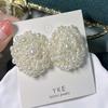 Boucles d'Oreilles Perles Artificielles Perles Boucles d'Oreilles Femme Accessoires Fait Main Clous d'Oreille Perle Exagérés Boucles d'Oreilles Pendantes Perle Vacances