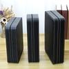Elegant Black Ostrich Pattern Pu Leather Watch Storage Dustproof Zipper Bag Watch Storage Bag Exquisite Gift Box