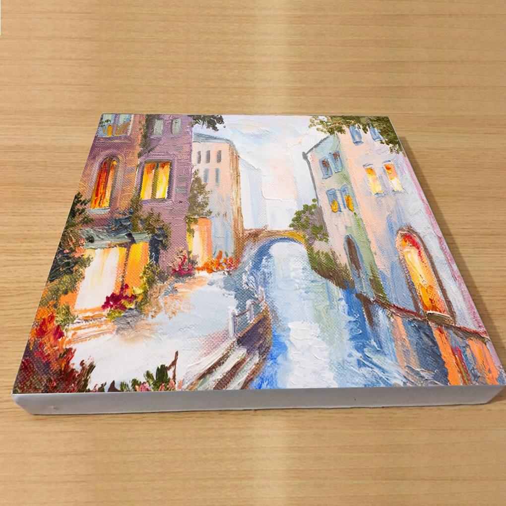 Bemalter Innenholzrahmen 3D DIY Wandhänge-Dekoration Kunst Keilrahmen zum Malen