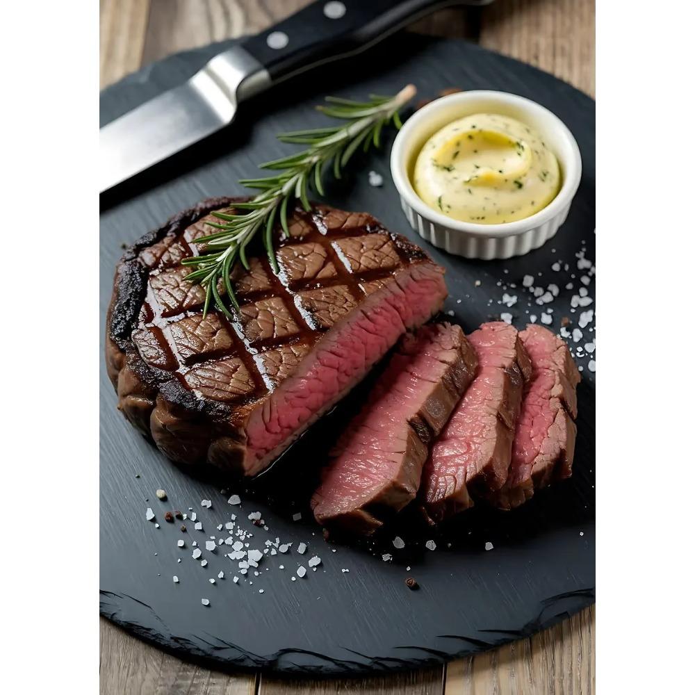 Delicious Grilled Tomahawk Steak Posters Retro Meat Cuts Steak Guide BBQ Prints Canvas Painting Wall Pictures Home Kitchen Decor
