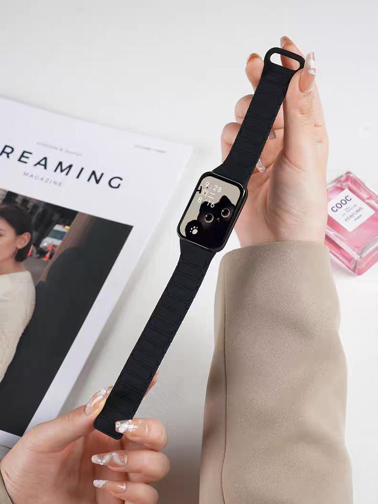 Quick-Release Magnetic Strap Compatible with Redmi Watch 5/4 Compatible with Xiaomi Band 9 Pro/8 Pro Quick-Release Wristband
