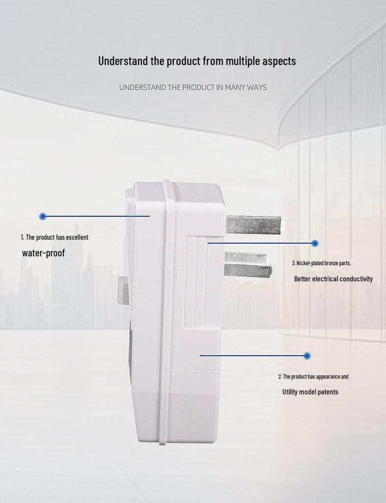 CCC Certified Customized RCD Socket with 10A Leakage Protection for Household Water Heaters & Air Conditioners.