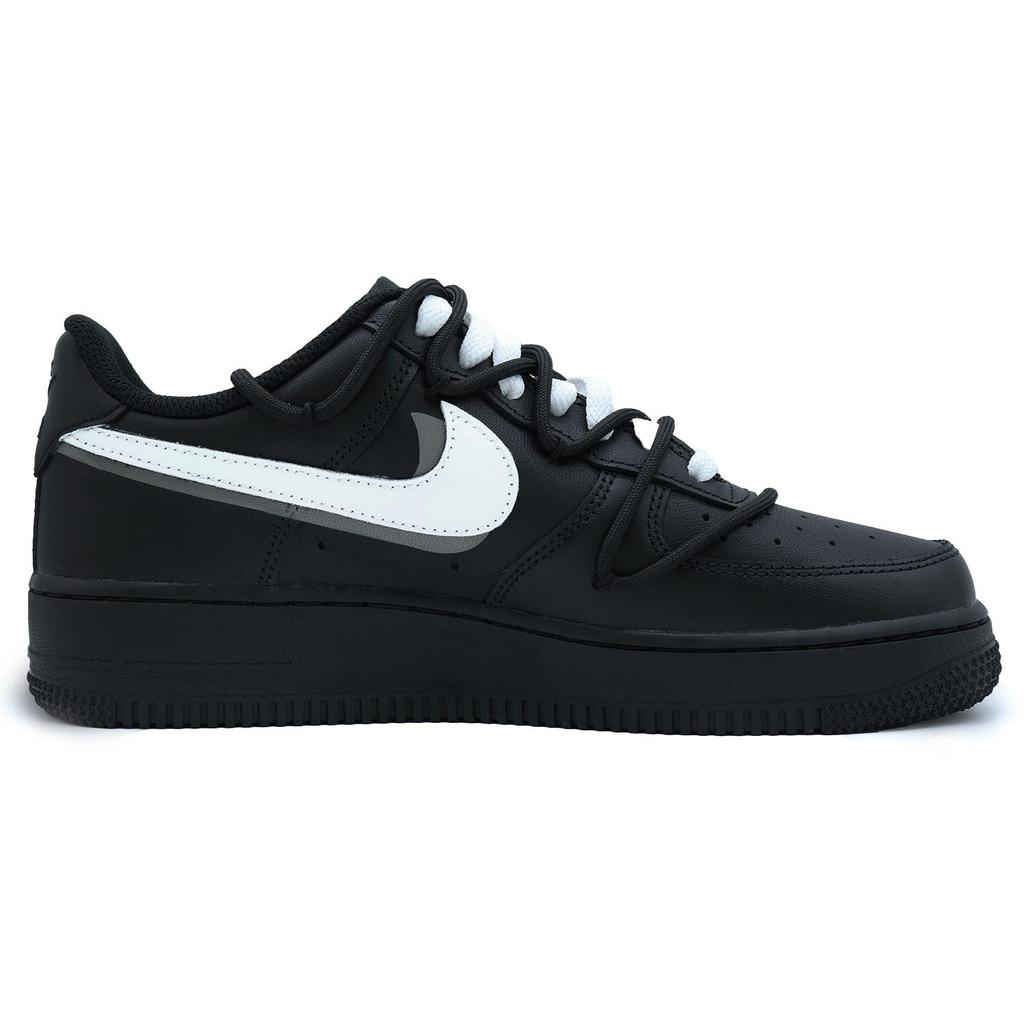 Nike Air Force 1 Slip Resistant Low top Skateboard Shoes Unisex Black White CW2288-001(Team396-)