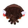 Thanksgiving Turkey Porch Goose Outfit Plush Cute Fall Turkey Porch Goose Costume for Garden Yard Lawn Statue Decor   Brown