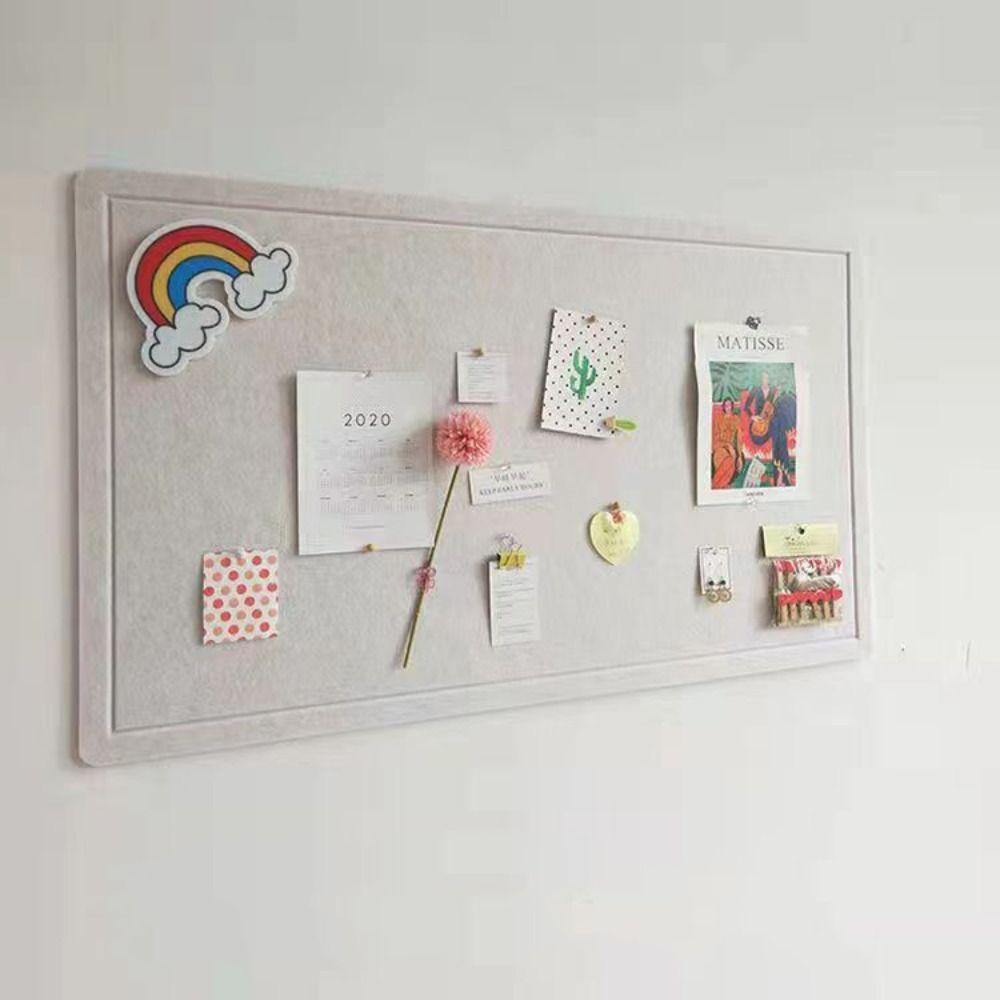 Scratch Proof Background Wall Sticker Felt Photo Wall  Board Felt Wall Stickers  Notice Board