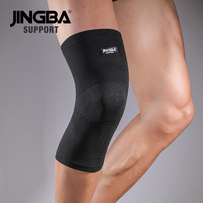 JINGBA SUPPORT Sportowe nakolanniki do koszykówki wsparcie Elastyczny nylonowy stabilizator kolana Ochraniacz kolana do siatkówki rodillera deportiva