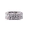 Plush Flannel Absorbent Wristbands & Splash-Proof Headband Set