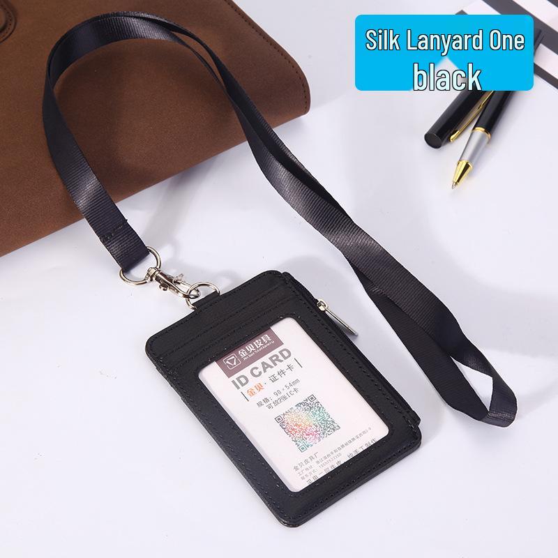 Porta Badge Multi-Scheda Golden Bay con Portachiavi, Clip Retrattile, Cordino e Portamonete