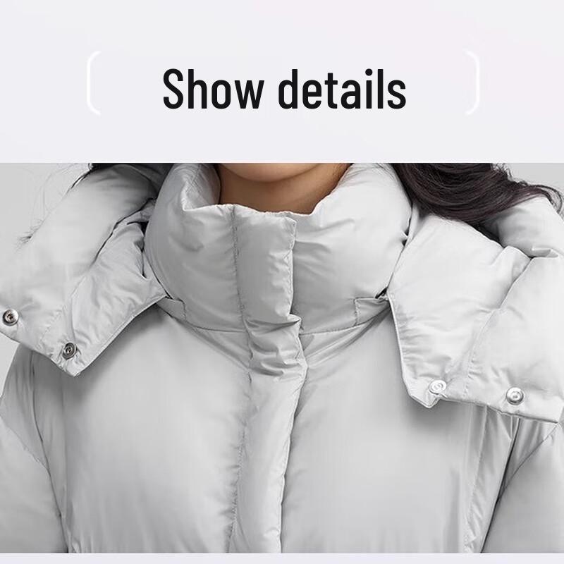 Yaya Women's 2024 Long Oversized Hooded Down Jacket