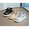 Children's Casual Shoes with Sequins Fashionable Unisex Sneakers for Boys & Girls, Soft-Sole Toddler Trendy Shoes