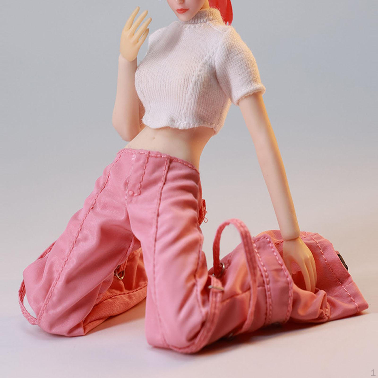 

1/12 Cargo Pants Clothing Fashion Photography Scene Roles Playing Decorative Action Figure Clothes розовый