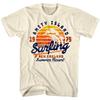 Jaws Amity Island Surfing Sunset Men T Shirt