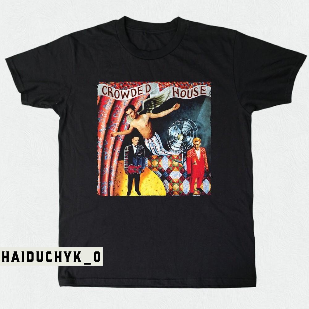 Crowded House Album Unisex Black T-shirt S-5XL Unisex T-Shirt XL