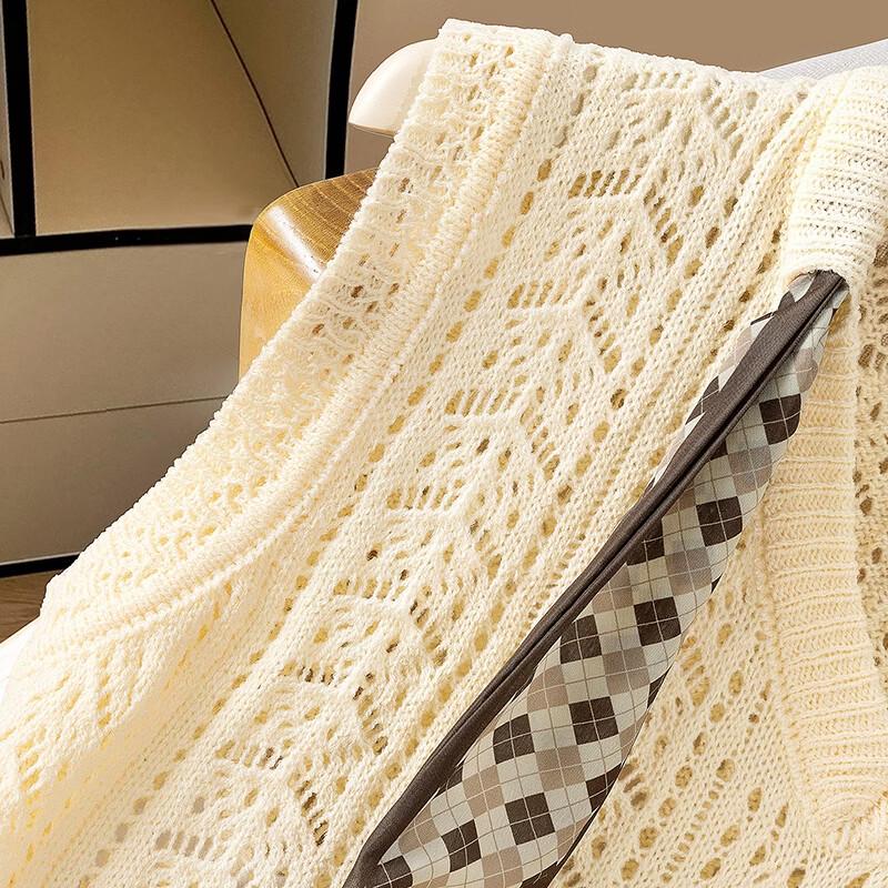 Women's French V-Neck Hollow-Out Knit Vest