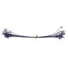 50Pcs 15cm/20cm/25cm High Strength Fishing Wire Leaders Heavy Duty Fishing Stainless Wire Leaders with Swivels and Snaps
