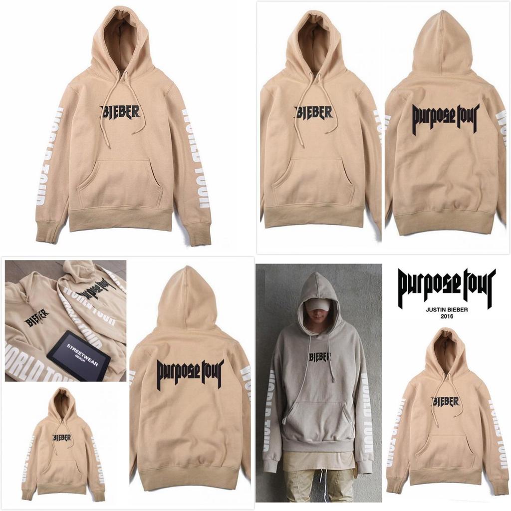 Justin Purpose Bieber The World Tour Fashion Hoodie Sweatshirt Pullover