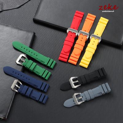 Für Panerai Gummi Wasserdichtes Band 22mm 24mm 26mm Silikonarmband für SUBMERSIBLE PAM441/351/111 Armband Weiches Sportarmband