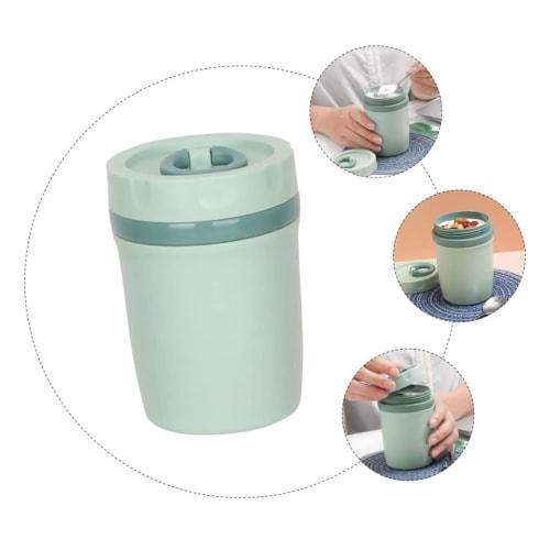 COHEALI Microwaveable Soup Cup with Lid, Portable Breakfast Cup, Food Container, Drink Container, Kids Lunch Container, Double-Walled Design, Heat Ins